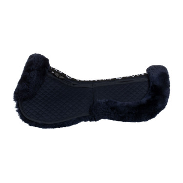 Amortecedor de algodão com bolsos e lã Equestro Azul / marinho