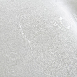 Amortecedor de memória de forma com aderência em silicone e fibra de bambu Acavallo Branco Amortecedor de memória de forma com aderência em silicone e fibra de bambu Acavallo Branco