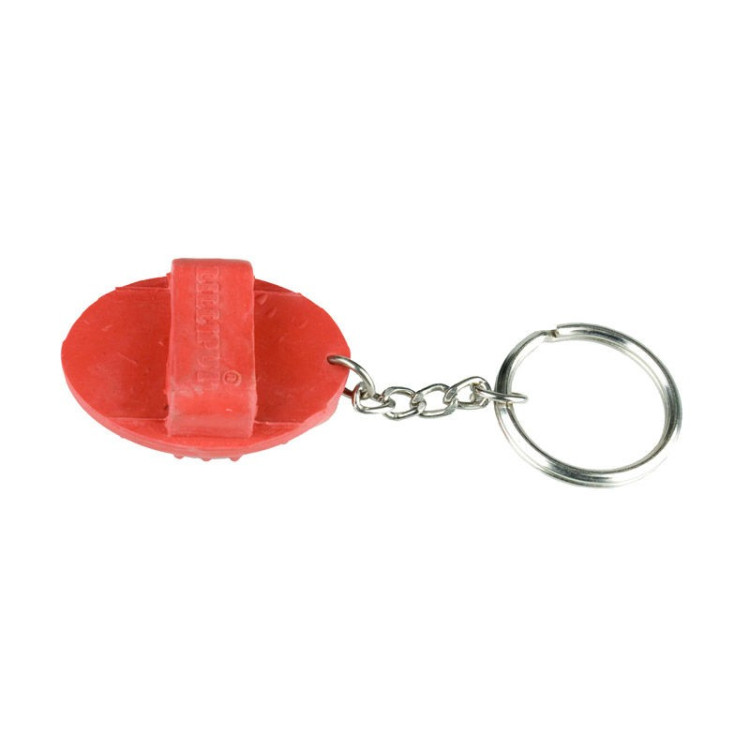 Chaveiro com pequena escova de limpeza Chaveiro com pequena escova de limpeza