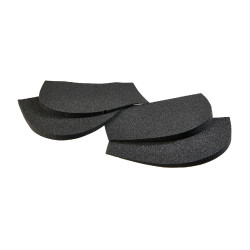 Amortecedor com memória de forma com gel hexagonal e elevação traseira Acavallo Castanho