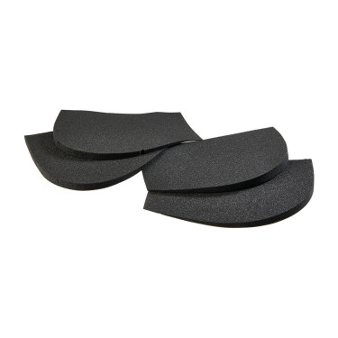 Amortecedor com memória de forma com gel hexagonal e elevação traseira Acavallo Castanho