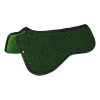 Amortecedor de espuma de memória de forma dupla com feltro Acavallo Verde floresta