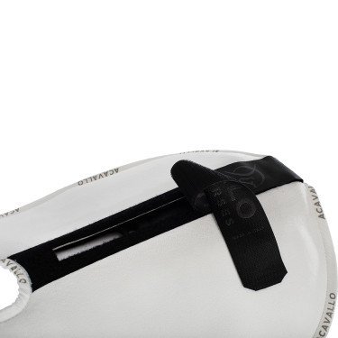 Amortecedor com bolsos configuráveis e elevação dianteira e traseira Piuma WFS em camurça Acavallo Amortecedor com bolsos configuráveis e elevação dianteira e traseira Piuma WFS em camurça Acavallo