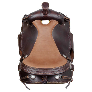 Sela western trail comante redondo full quarter 8020 Castanho