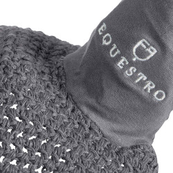 Touca anti-moscas longa Equestro Cinzento Touca anti-moscas longa Equestro Cinzento
