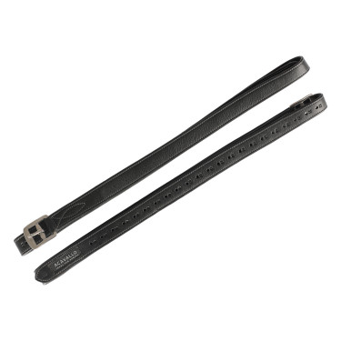 Etrivières Acavallo Couro Interior Nylon Preto