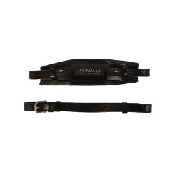 Muserola Acavallo em couro para Hackamore Preto