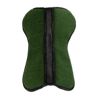 Amortecedor Acavallo CSO feltro Close Contact com canaleta e memória de forma Verde floresta