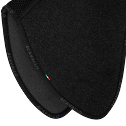 Amortecedor Acavallo CSO feltro Close Contact com canaleta e memória de forma Preto