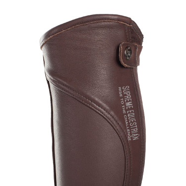 Mini-chaps Quinton Horze Supreme Castanho escuro Mini-chaps Quinton Horze Supreme Castanho escuro