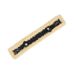 Acavallo Classic Kurzgurt-Schoner Gel & Lammfell Natural Castanho