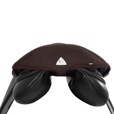 Capa de sela Acavallo Classic Obstacle Gel 20mm Dri-Lex Castanho