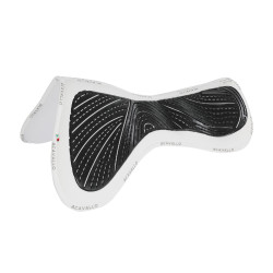 Amortecedor de gel clássico Acavallo Close Contact com memória de forma Branco
