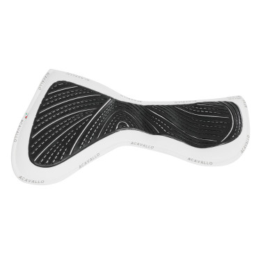 Amortecedor de gel clássico Acavallo Close Contact com memória de forma Branco Amortecedor de gel clássico Acavallo Close Contact com memória de forma Branco