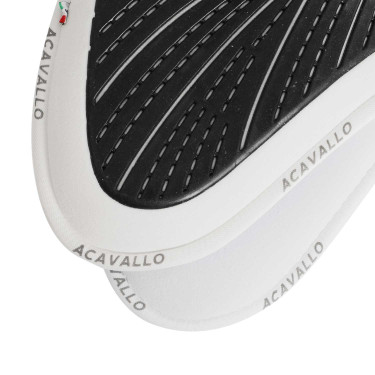 Amortecedor de gel clássico Acavallo Close Contact com memória de forma Branco Amortecedor de gel clássico Acavallo Close Contact com memória de forma Branco