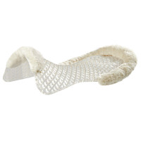 Amortecedor Acavallo respirável Gel e contorno de lã de carneiro Transparente / natural