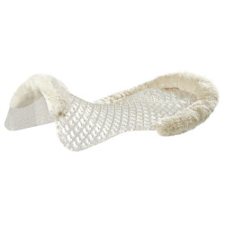 Amortecedor Acavallo respirável Gel e contorno de lã de carneiro Transparente / natural
