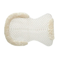 Amortecedor Acavallo respirável Gel e contorno de lã de carneiro Transparente / natural