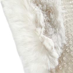 Amortecedor Acavallo Classic Gel e lã Transparente / natural