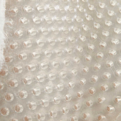 Amortecedor Acavallo Classic Gel e lã Transparente / natural