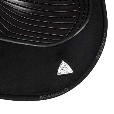 Amortecedor Acavallo Classic Gel com espuma de memória Preto