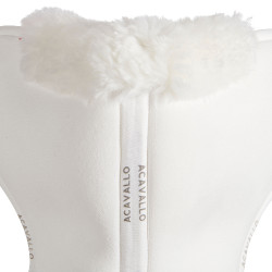 Amortecedor de espuma com memória de forma Acavallo Close Contact com lã de carneiro Amortecedor de espuma com memória de forma Acavallo Close Contact com lã de carneiro