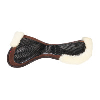 Amortecedor Acavallo Close Contact Classic Gel com memória de forma e lã de carneiro Marrom / natural Castanho