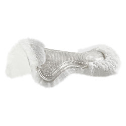 Amortecedor misto Close Contact Acavallo Classic com lã integral Transparente / branco