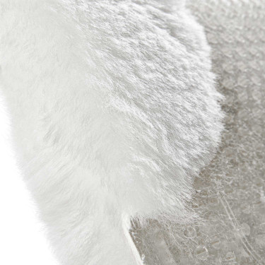 Amortecedor misto Close Contact Acavallo Classic com lã integral Transparente / branco