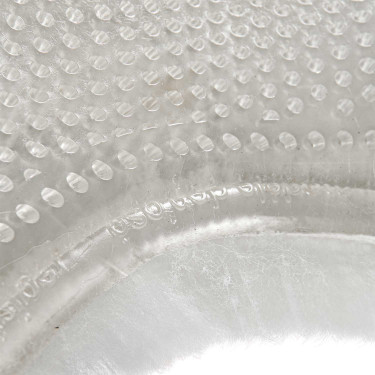 Amortecedor misto Close Contact Acavallo Classic com lã integral Transparente / branco