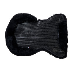 Amortisseur mixte Close Contact Acavallo Classic Mouton intégral Noir / noir