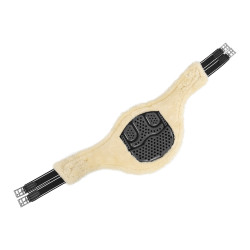 Cilindro peitoral Acavallo Gel & Pvc Forro removível em lã Preto