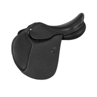 Sela de salto em couro Acavallo Veneziano Preto