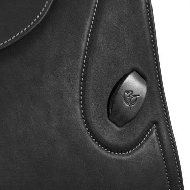 Sela de salto em couro Acavallo Botticelli Preto