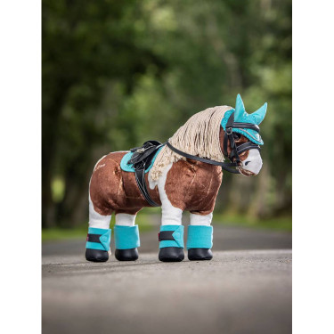 Touca anti-moscas para brinquedo Mini Pônei LeMieux Azul Touca anti-moscas para brinquedo Mini Pônei LeMieux Azul
