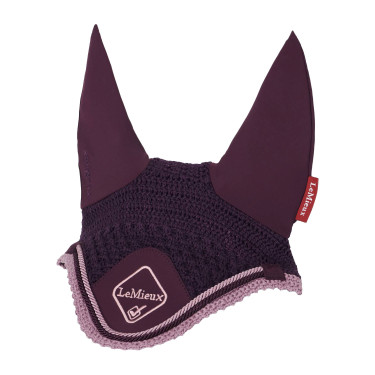 Boné anti-moscas LeMieux Classic Figue Violeta Boné anti-moscas LeMieux Classic Figue Violeta