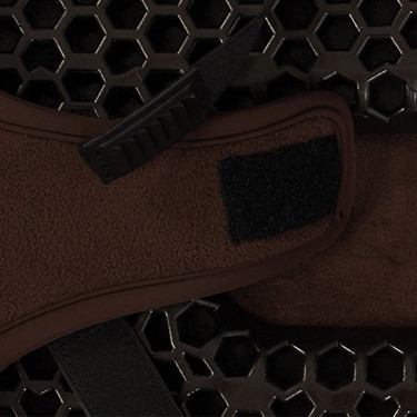 Capa de selim amortecedora Acavallo Ortho Pubis Gel em 20mm - Dressage Castanho Capa de selim amortecedora Acavallo Ortho Pubis Gel em 20mm - Dressage Castanho