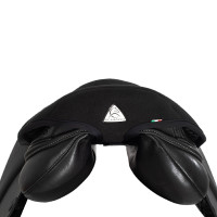 Capa de assento amortecedora Acavallo Ortho Pubis Gel em 20mm Jump Preto Capa de assento amortecedora Acavallo Ortho Pubis Gel em 20mm Jump Preto