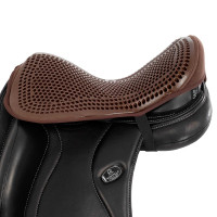 Capa de sela Acavallo Gel Out Cushion Ride 20 mm - Dressage Castanho
