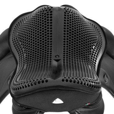 Capa de sela Acavallo Gel Out Cushion Ride 20 mm - Dressage Preto