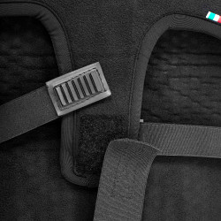 Capa de sela Acavallo Gel Out Cushion Ride 20 mm - Dressage Preto