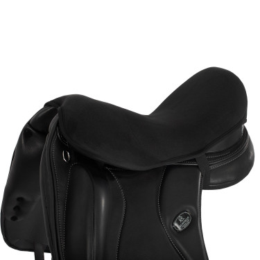 Capa de selim em gel In Acavallo 10 mm Dressage Preto