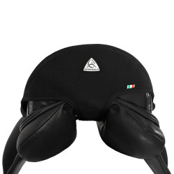 Capa de selim em gel In Acavallo 10 mm Dressage Preto