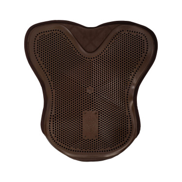 Capa de selim amortecedora Acavallo Gel Out 10 mm - Dressage Castanho