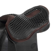 Capa de selim amortecedora Acavallo Jump Gel Out Ortho-Cóccix 20 mm Castanho
