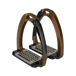 Estribos Acavallo Arena AluPro Bronze Castanho Estribos Acavallo Arena AluPro Bronze Castanho