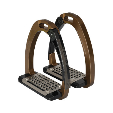 Estribos Acavallo Arena AluPro Bronze Castanho Estribos Acavallo Arena AluPro Bronze Castanho