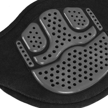 Cilheira curta Acavallo Gel & PVC Preto