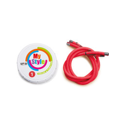 Kit de passamanarias Casco My Style Sinal vermelho Kit de passamanarias Casco My Style Sinal vermelho