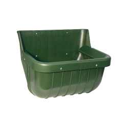 Comedouro plast. retangular 15l verde Comedouro plast. retangular 15l verde